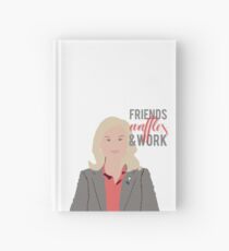 Leslie Knope Waffles Quote Hardcover Journal