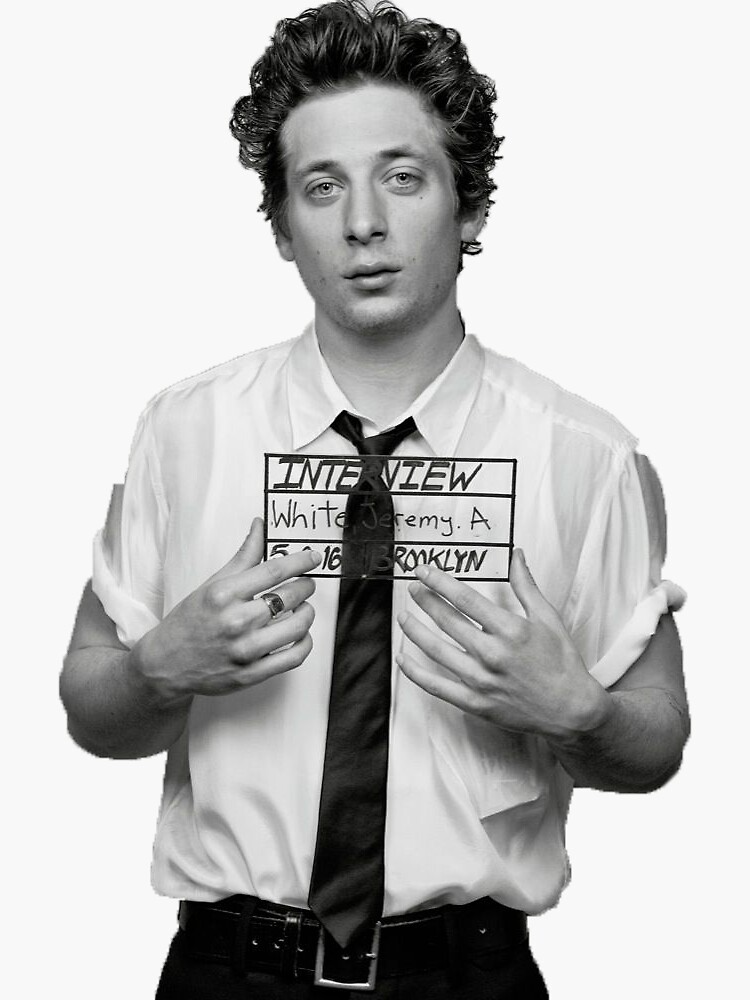 “jeremy allen white” Sticker by stopmelina | Redbubble