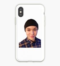hansol vernon beanie sticker iPhone Case