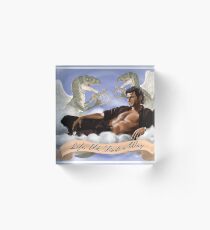 "Life, uh, Finds a Way" - Jeff Goldblum Acrylic Block