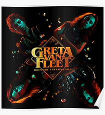 GRETA VAN FLEET TOUR 2018 LAUT Poster