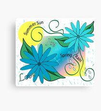 Spring and Summer Canvas Print
