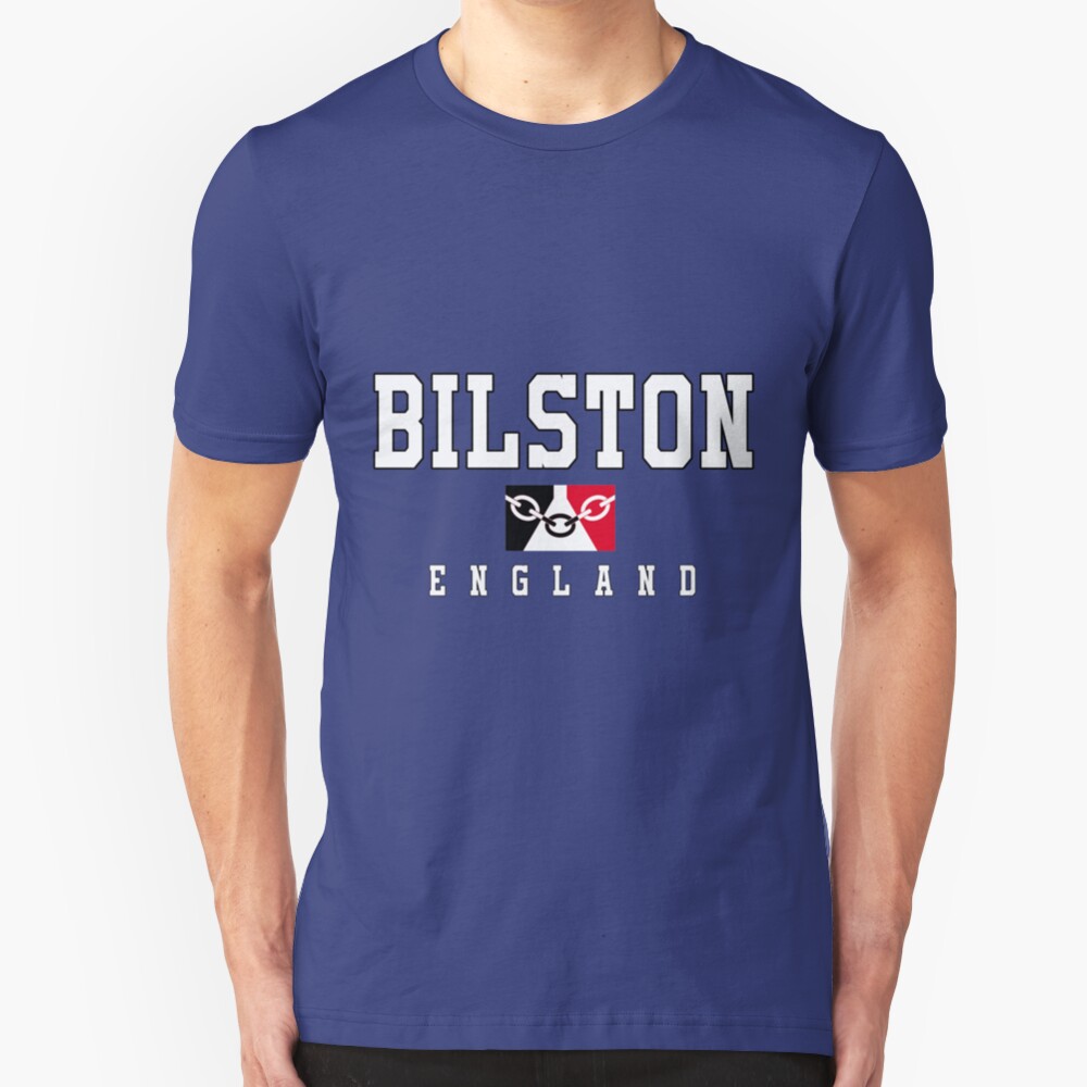 Bilston England - Black Country Flag Slim Fit T-Shirt
