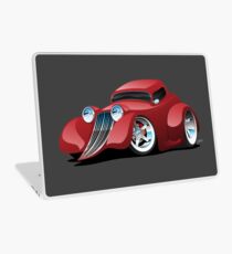 Red Hot Rod Restomod Custom Coupe Laptop Skin
