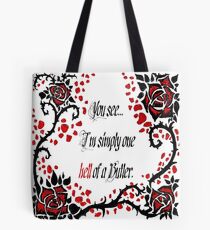 Black Butler: "Einfach eine Hölle eines Butlers ..." Zitat Tote Bag