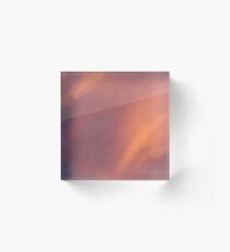 Warm Sky Acrylic Block