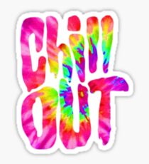 Chill Out Pink Sticker
