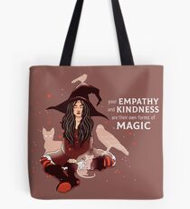 "Ihre Empathie und Freundlichkeit sind ihre eigenen Formen der Magie" Hexe Tasche