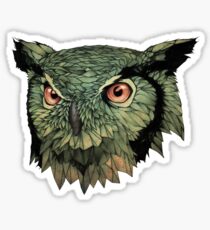 Owl - Red Eyes Sticker