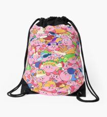 Kirby Patterns Drawstring Bag