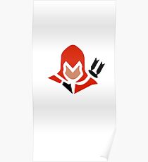 Minimalist Assassin Connor - Redcoat Poster