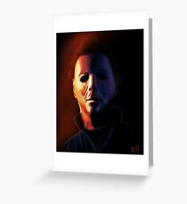 Micheal Myers Greeting Card