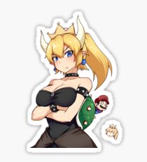 Peach Bowser Sticker