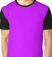 Neon Lila Grafik T-Shirt