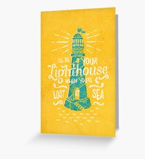 Lost At Sea II. Greeting Card