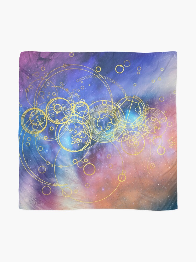 Alternate view of Time Lord Writing (13th Doctor Jodie Whittaker ) Scarf