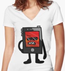 4S Women's Fitted V-Neck T-Shirt