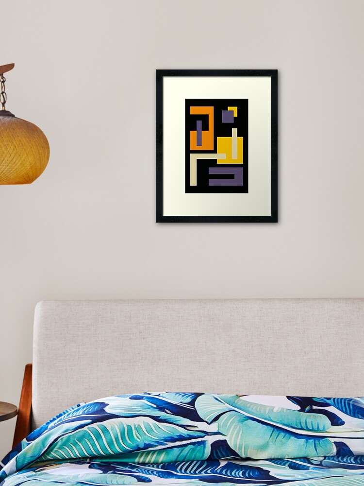 About Black Framed Art Print