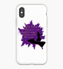 aladdin on flying carpet quote iPhone Case