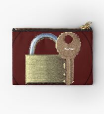 Securitii emoji 1 by RootCat (gold one) Zipper Pouch