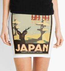 VINTAGE POSTER JAPAN Mini Skirt