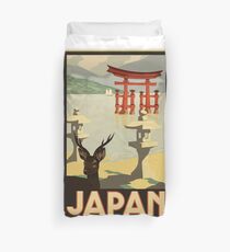 VINTAGE POSTER JAPAN Duvet Cover