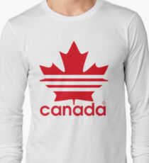 Canada Sport Maple Leaf Long Sleeve T-Shirt