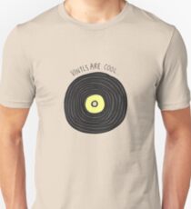 Vinyls are Cool (Grey) Unisex T-Shirt