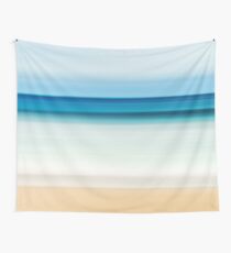 By the Sea: Matira Beach, Bora Bora Wall Tapestry