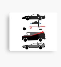 retro cars Metal Print