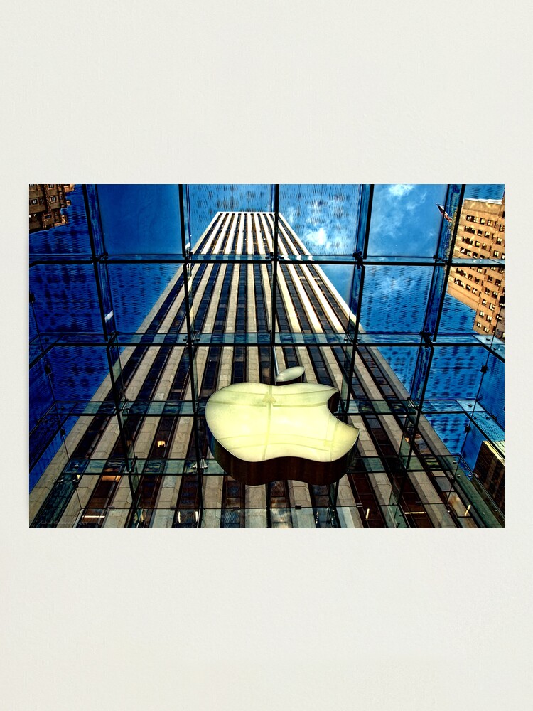 Alternate view of View from the Apple store, NYC Photographic Print