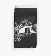 Ruin at night - Halloween noble mysticism Duvet Cover
