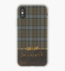 TARTAN LEATHER SASSENACH iPhone Case