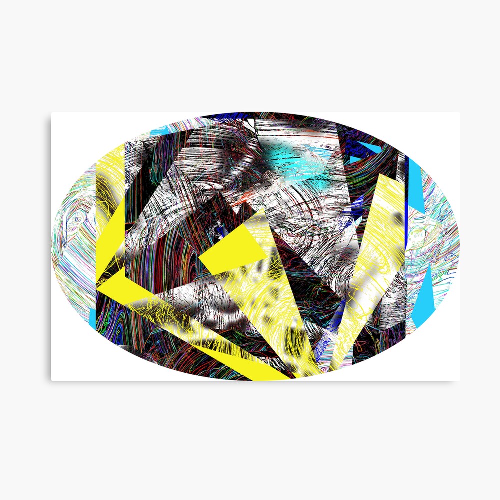 cyber collage Canvas Print