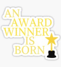 An award winner is born Sticker