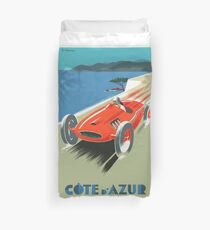 VINTAGE POSTER COTE D'AZUR Duvet Cover