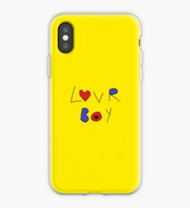 Lovr boy print iPhone Case