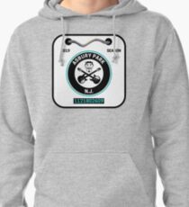 Asbury Park New Jersey Beach Badge Pullover Hoodie