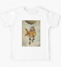 Around the World in the Goldfish Flyer Kids T-Shirt