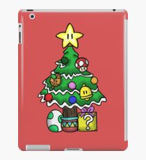 Super Mario - Mushroom Kingdom Christmas (Old) iPad Case/Skin