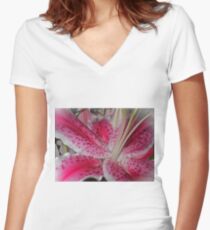 Stargazer Central Women's Fitted V-Neck T-Shirt