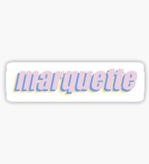 marquette sticker Sticker