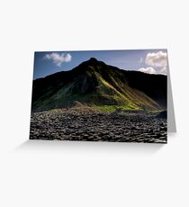 Alone at The Giants Causeway Greeting Card