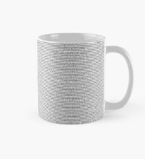 Kid Gorgeous Transcript Mug