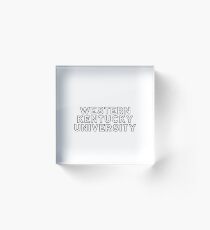 Western Kentucky University - Style 13 Acrylic Block