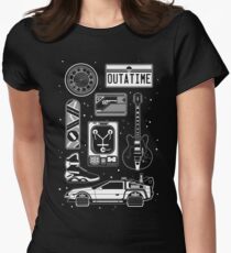 BTTF Icon Set Women's Fitted T-Shirt