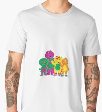 barney the dinosaur and friends Men's Premium T-Shirt