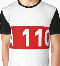 Autoroute française A 110 | Autoroute de la Beauce | France Highway Shield Sign Graphic T-Shirt