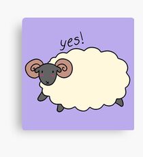 Yes Ram Canvas Print
