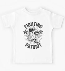 Political Sparring Eagle Mitts Kids Tee